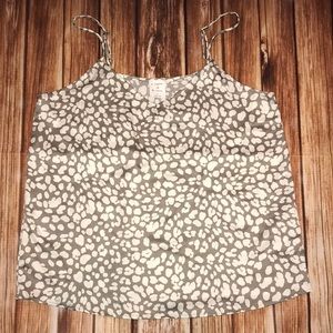 By Together silky leopard style tank size L nwot